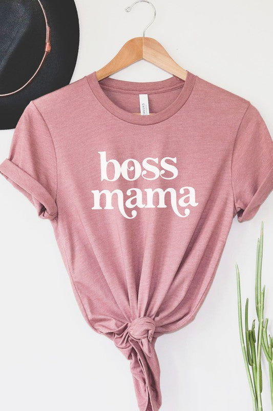 Boss Mama Tee - Mauve